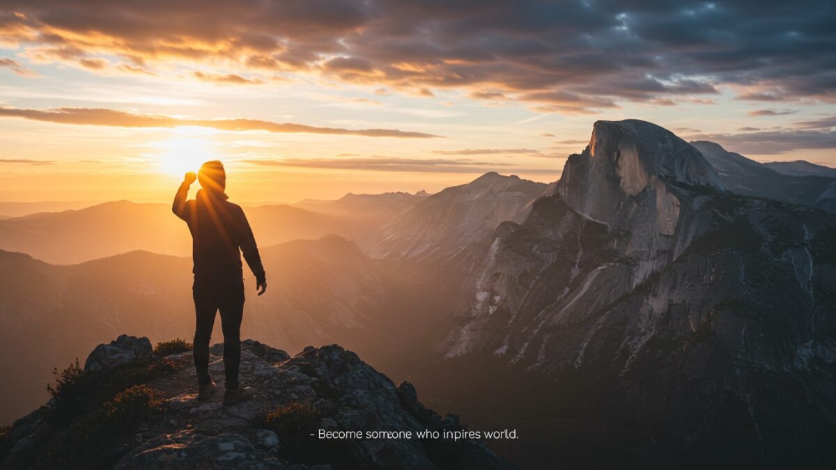 世界に震動を与える人になろう